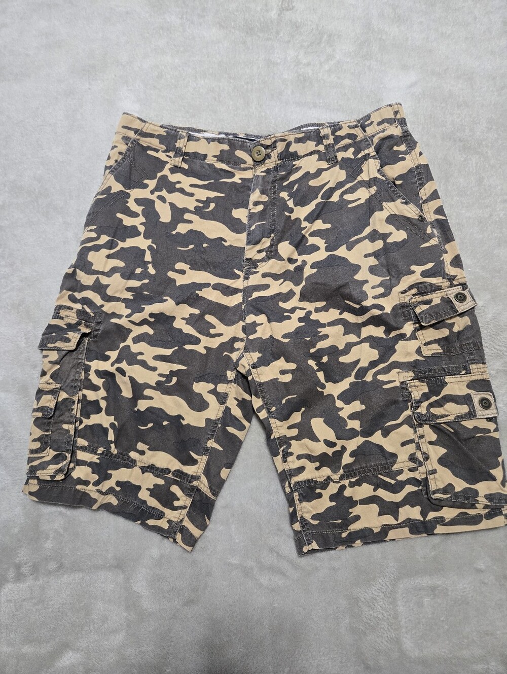Camo Cargo Shorts Mens Size 34 iJeans By Buffalo Camouflage Utility Shorts